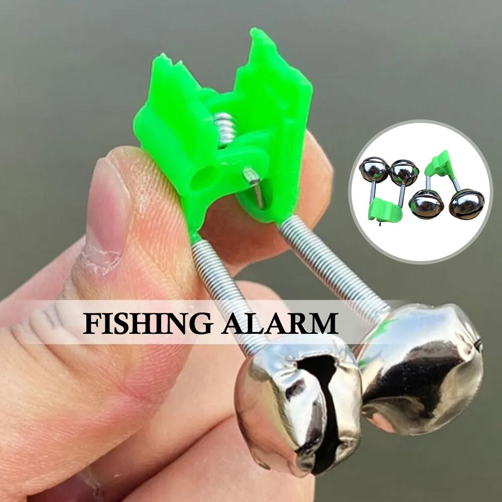 Bite Alarm - 10Pcs Fishing Alarm Bells Clip Bite