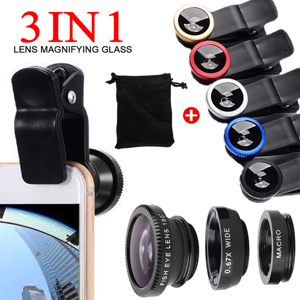 Universal 3 in 1 Fish Eye Lens - Fishing Camera recension och pris