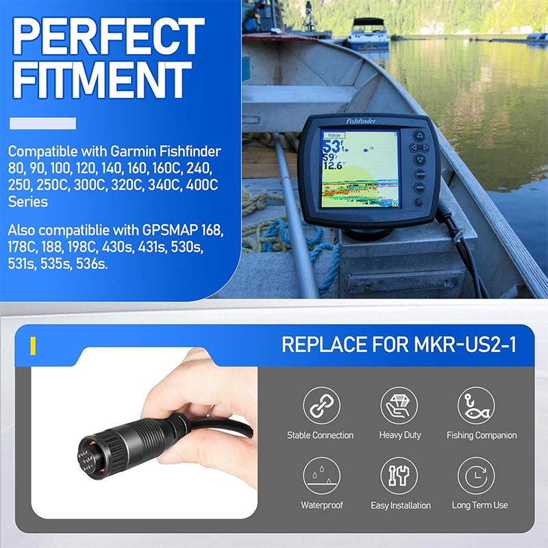 MKR-US2-1 Adaptor Cable Univer - Fish Finder Cable recension och pris