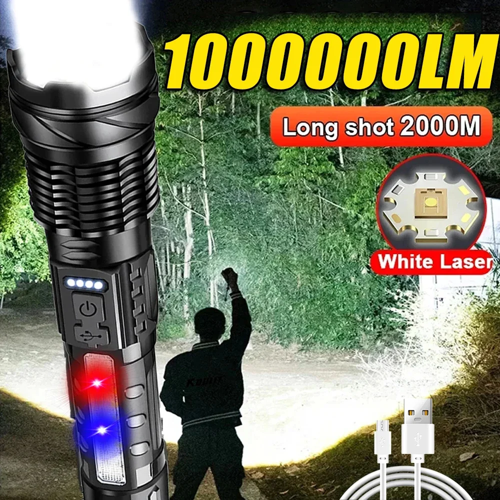 Powerful LED Flashlight Rechar - Fishing Light recension och pris