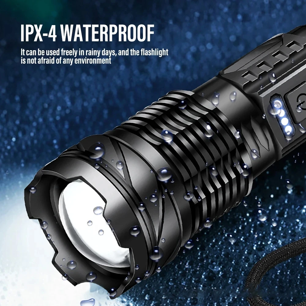 Powerful LED Flashlight Rechar - Fishing Light recension och pris