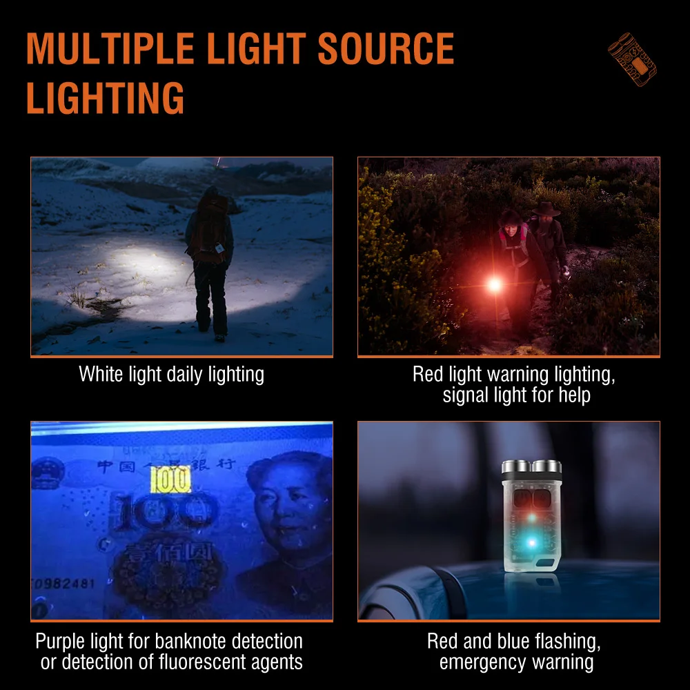 BORUiT V3 LED Keychain Portabl - Fishing Light recension och pris
