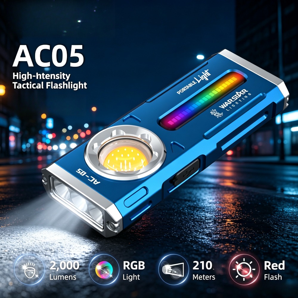 AC05 Portable Flashlight High  - Fishing Light recension och pris