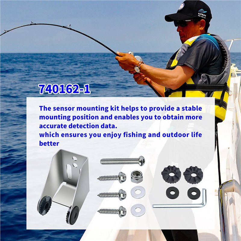 2pcs Heavy-Duty Metal Transduc - Fish Finder Mount recension och pris