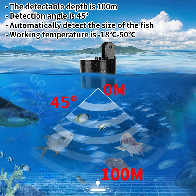 Alarm 100M Portable Sonar Fish - Fish Finder Cable recension och pris