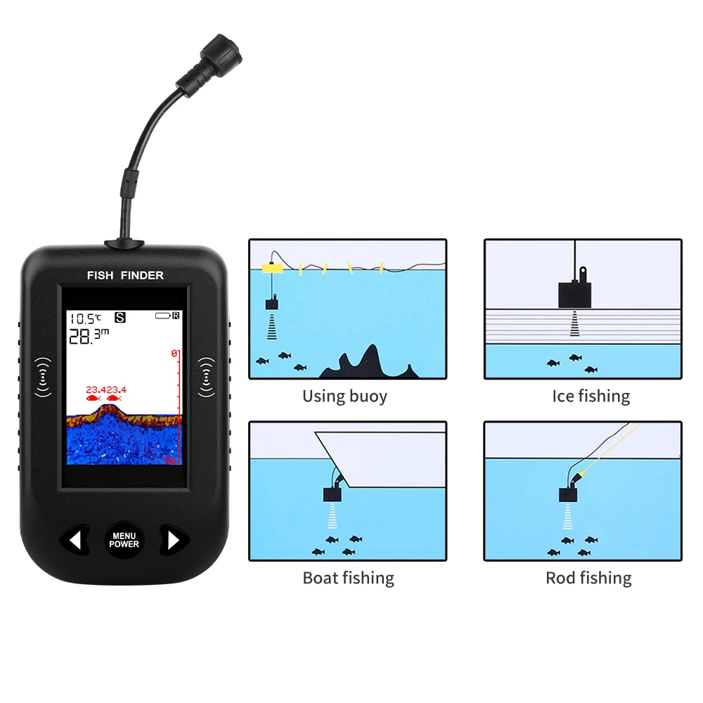 Alarm 100M Portable Sonar Fish - Fish Finder Cable recension och pris