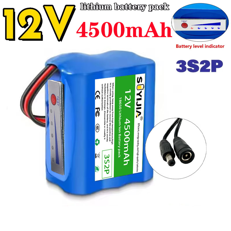 18650 Lithium Battery 3s2p 12v - Fish Finder Portable recension och pris