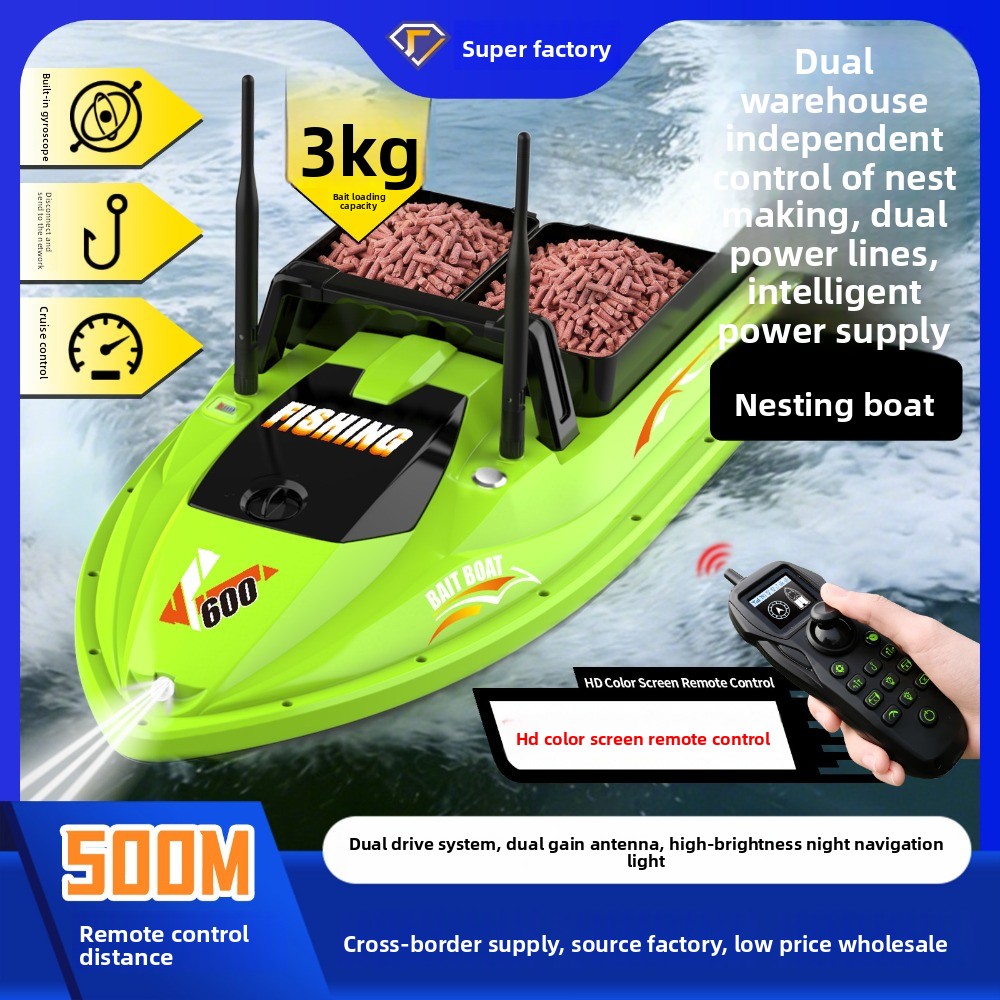 500M RC Fishing Bait Boat Dual - Fish Finder Cable recension och pris
