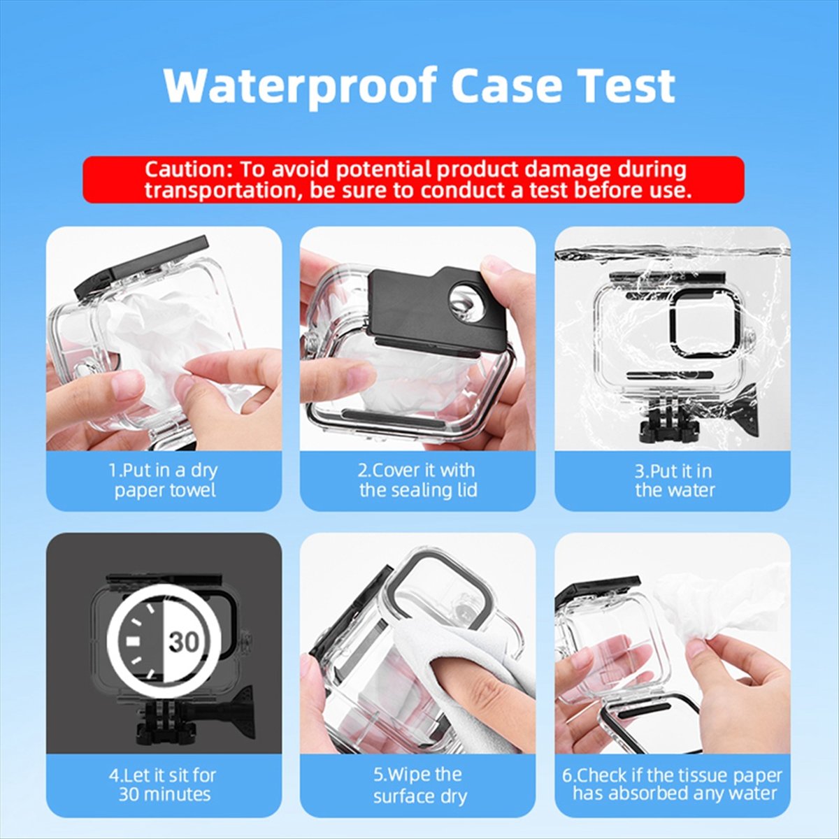 M05K 60M Waterproof Case for G - Underwater Camera recension och pris