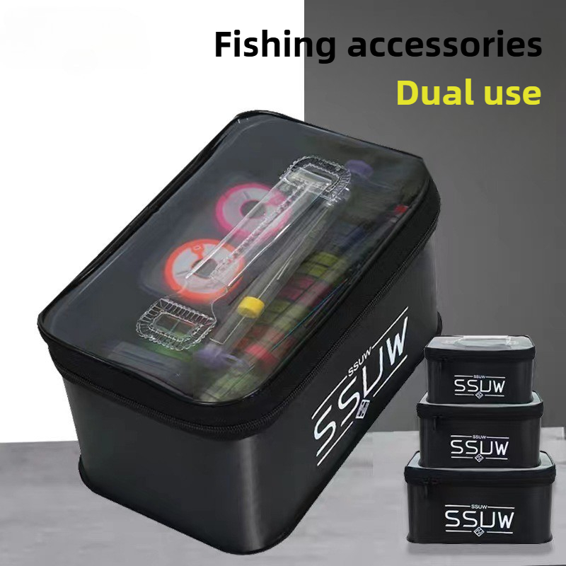 Portable EVA Fishing Tool Box, - Fish Finder Case recension och pris
