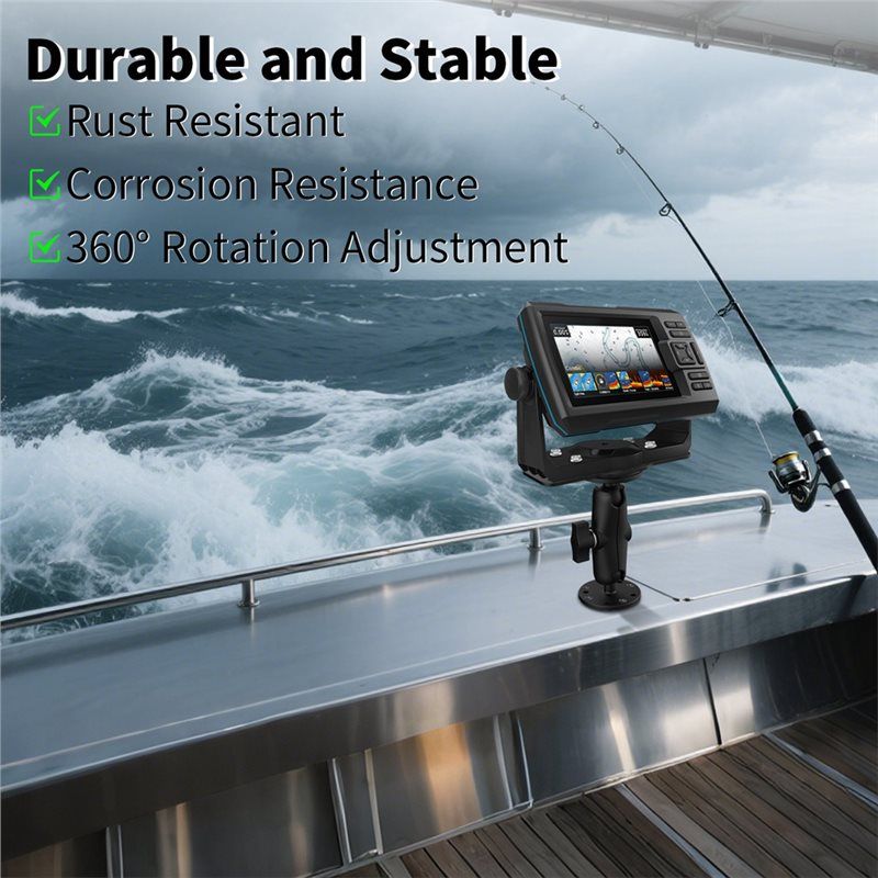 AA90-Aluminum Fish Finder Moun - Fish Finder Case recension och pris