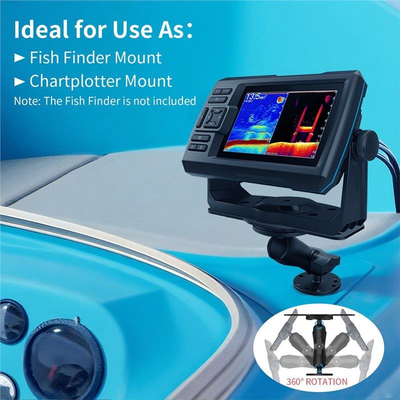 AA90-Aluminum Fish Finder Moun - Fish Finder Case recension och pris