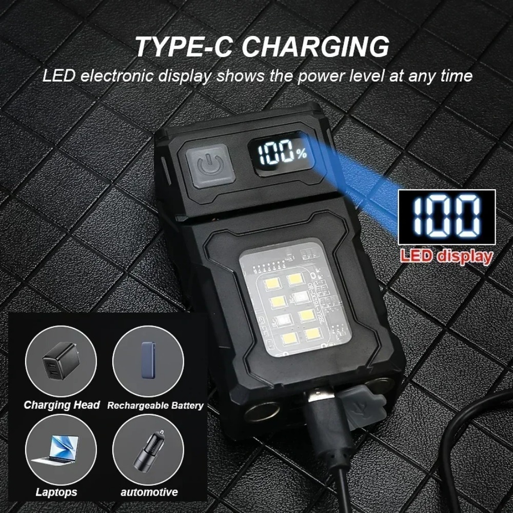 180° Rotatable LED Flashlight  - Fishing Light recension och pris