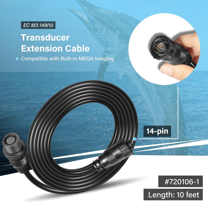 Transducer Extension Cable 10F - Fish Finder Cable recension och pris