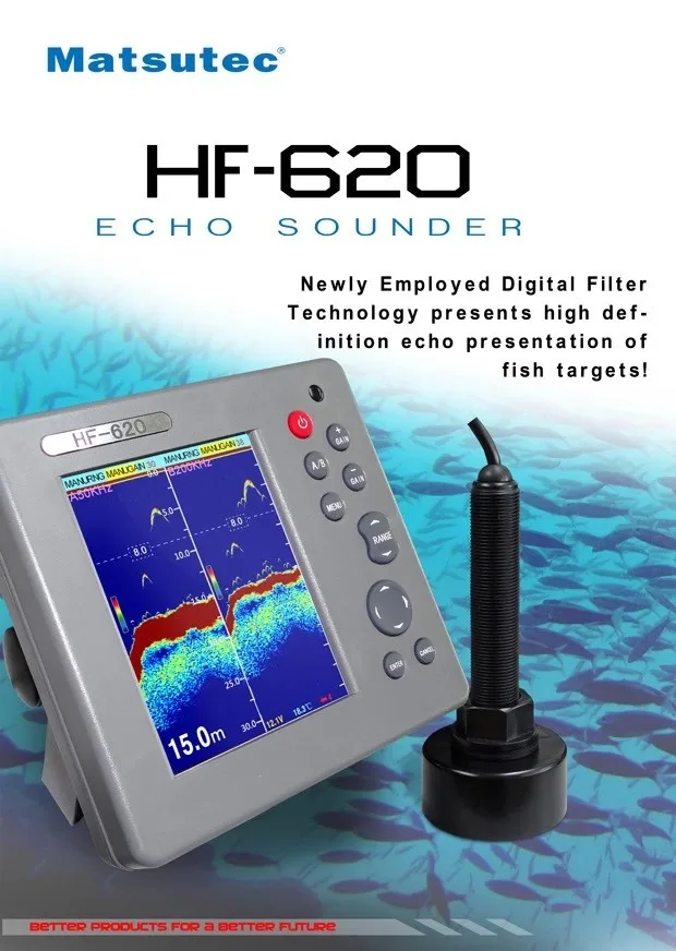 Matsutec HF-620 MARINE COLOR E - Fish Finder Charger recension och pris