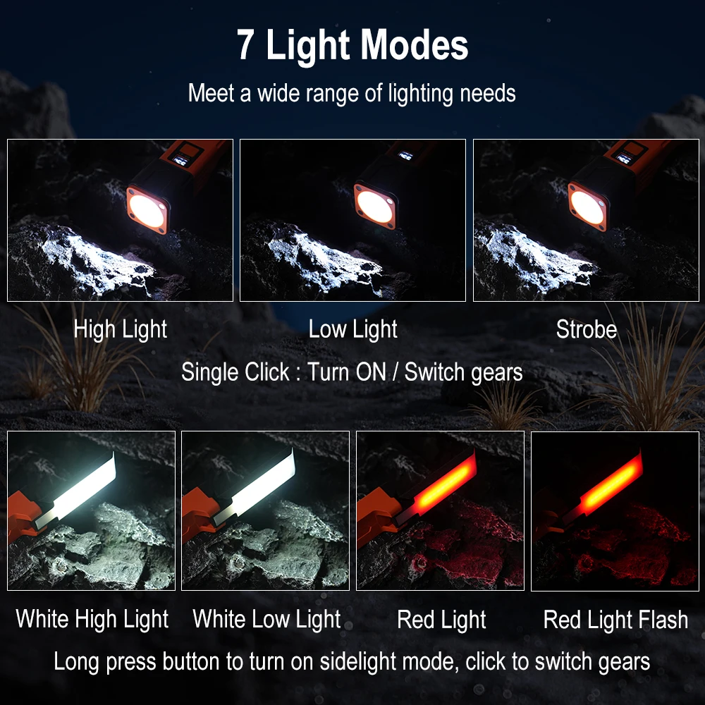 BORUiT 300LM LED Work Light Zo - Fishing Light recension och pris