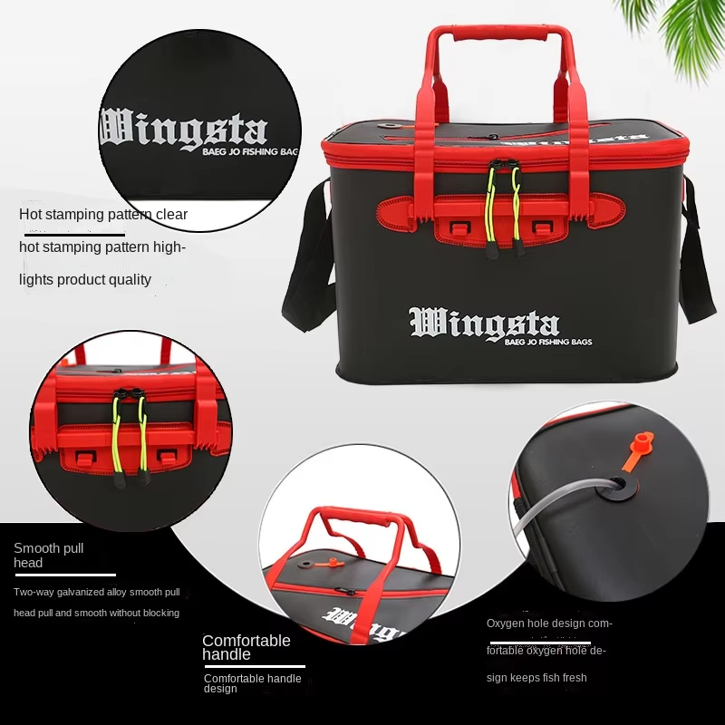 Fishing Bucket Folding Thicken - Fish Finder Case recension och pris