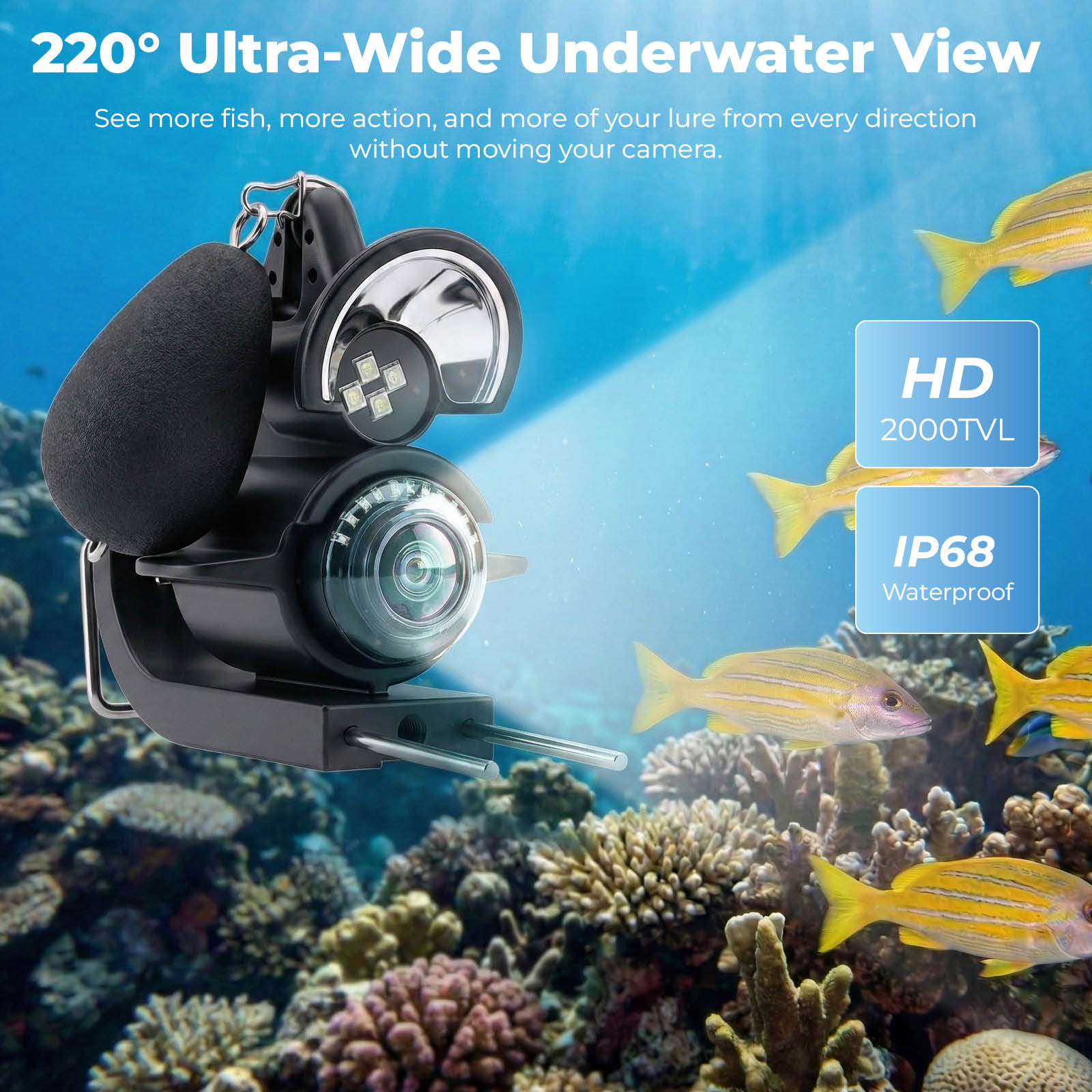 Portable Underwater Visual Fis - Fishing Depth Finder recension och pris