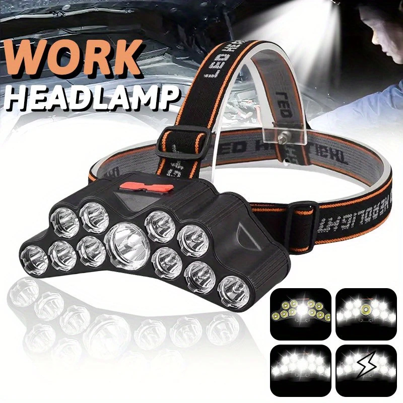 11 LED Headlamp Strong Light H - Fish Finder Battery recension och pris