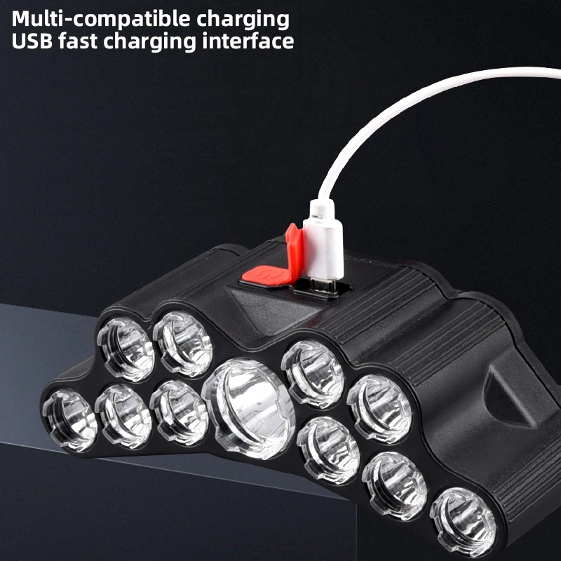 11 LED Headlamp Strong Light H - Fish Finder Battery recension och pris