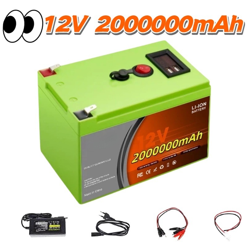 LiFePO4 12V 200Ah Rechargeable - Fish Finder Charger recension och pris