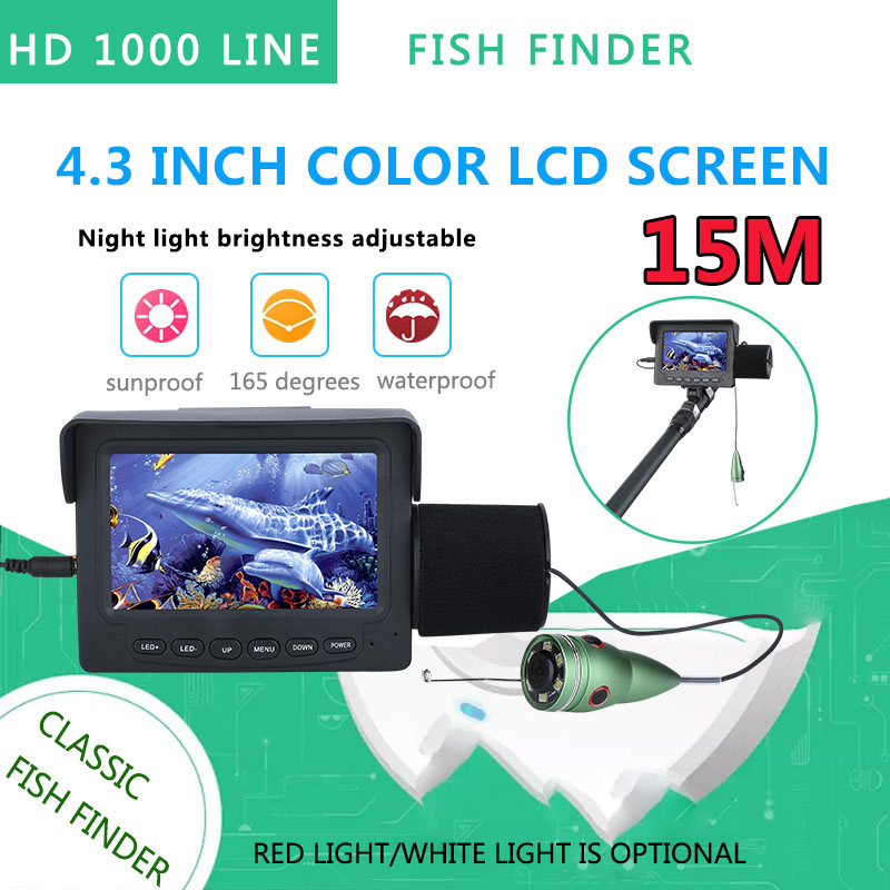 15M 1200TVL Underwater Fishing - Fish Finder Cable recension och pris