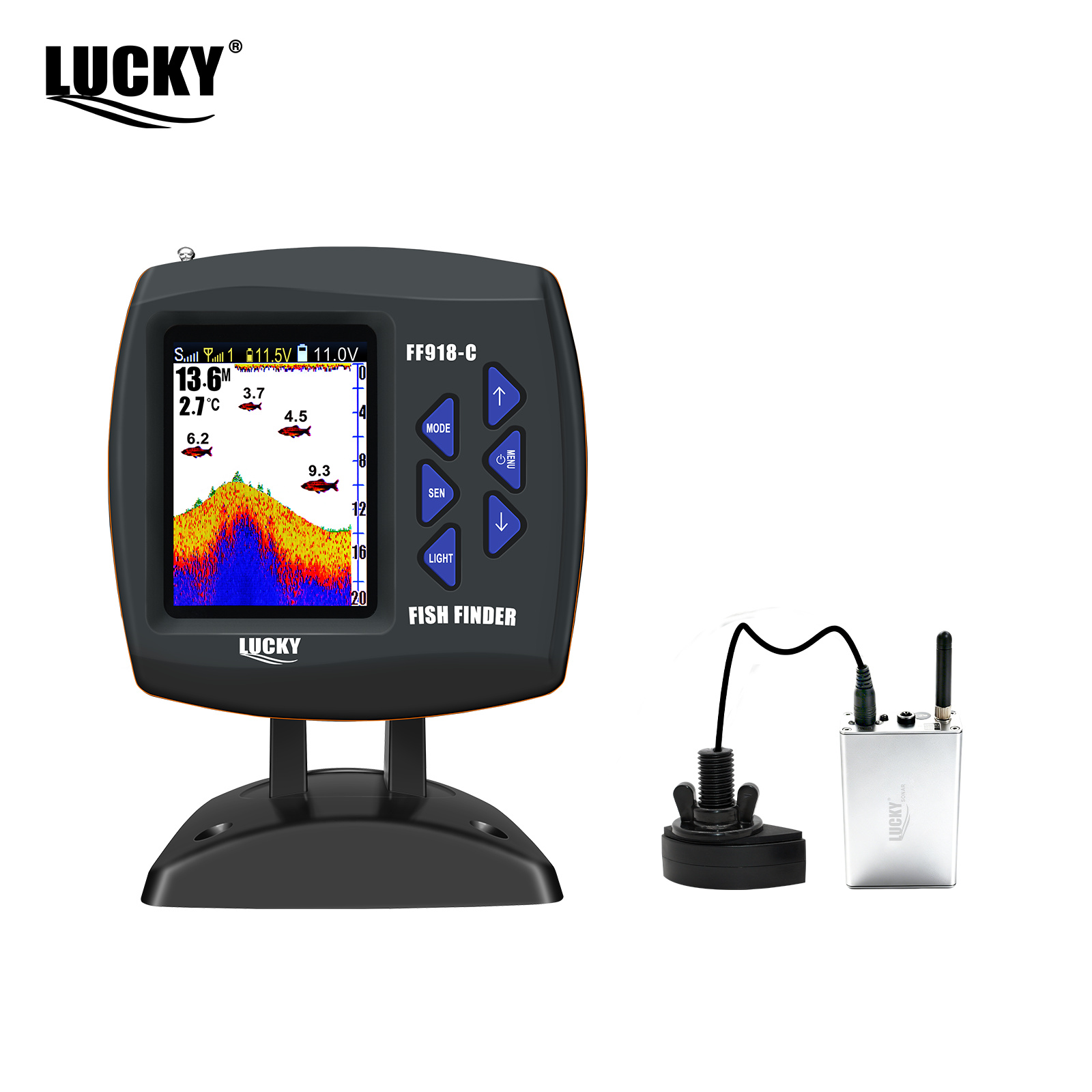 Lucky FF918 Wireless Remote Co - Fish Finder Cable recension och pris