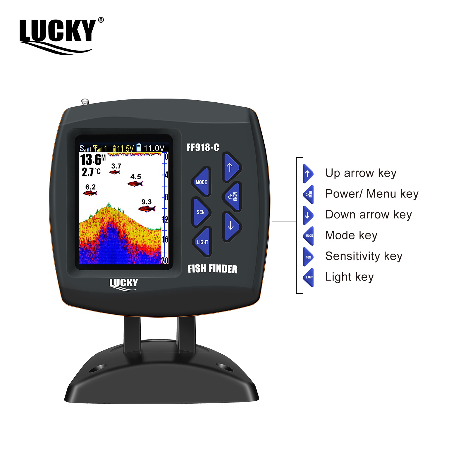 Lucky FF918 Wireless Remote Co - Fish Finder Cable recension och pris