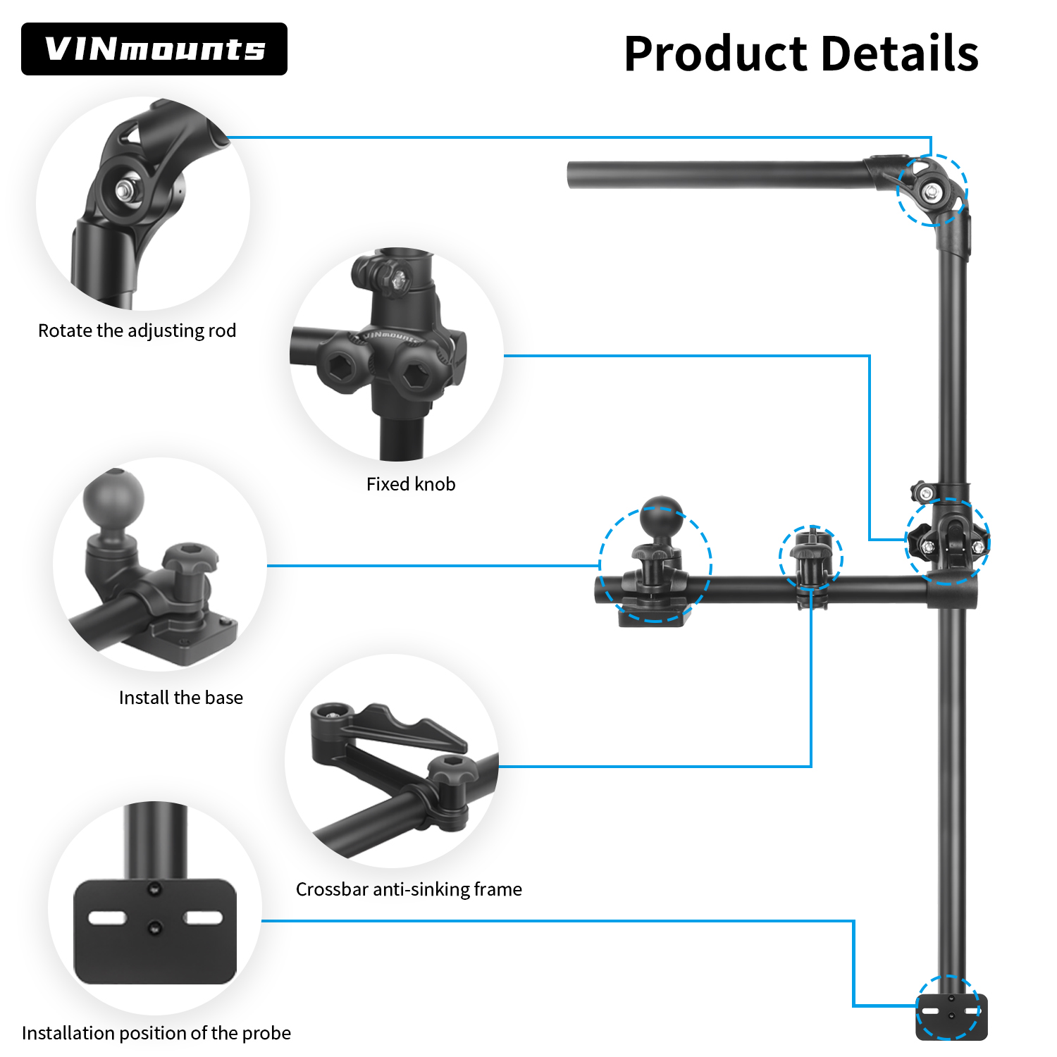 VINmountsLivescope Fish Finder - Fish Finder Mount recension och pris