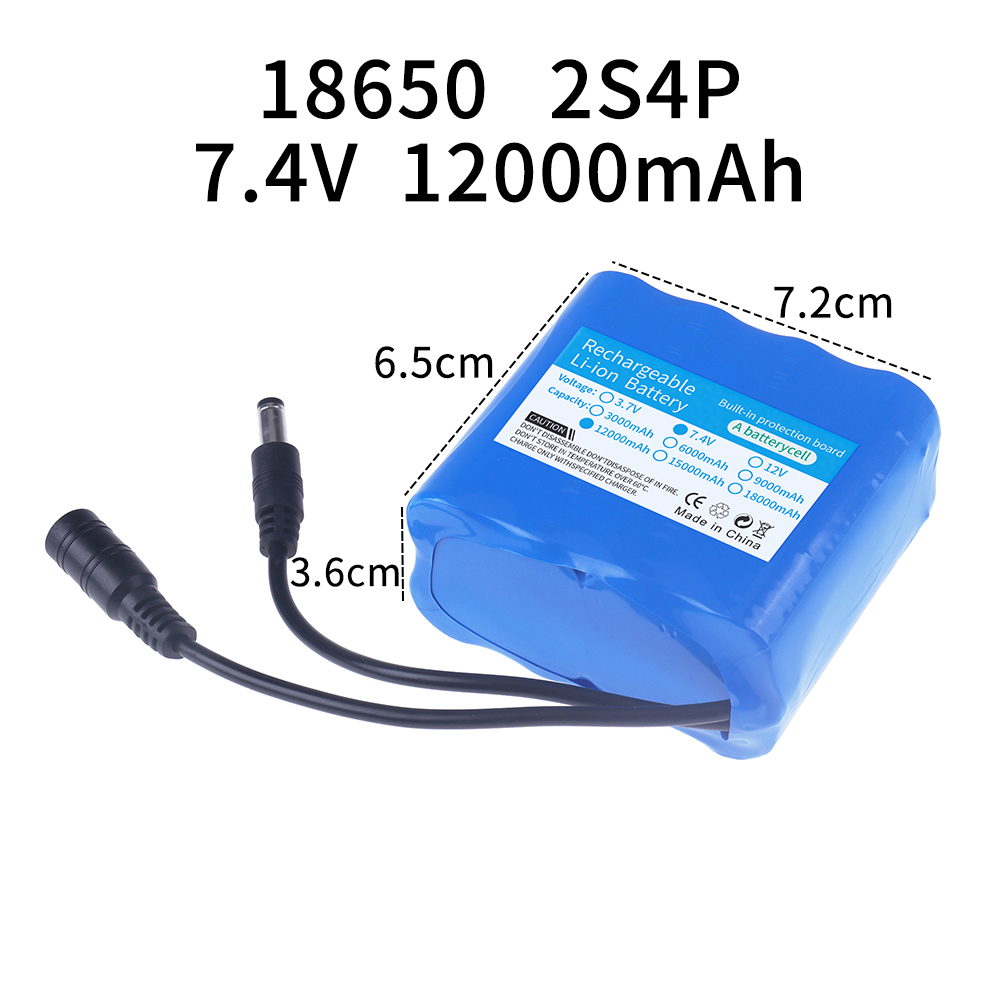 7.4V battery 3000mah/6000mah/9 - Fish Finder Charger recension och pris