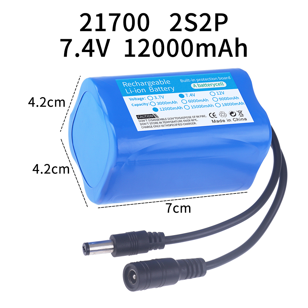 7.4V battery 3000mah/6000mah/9 - Fish Finder Charger recension och pris