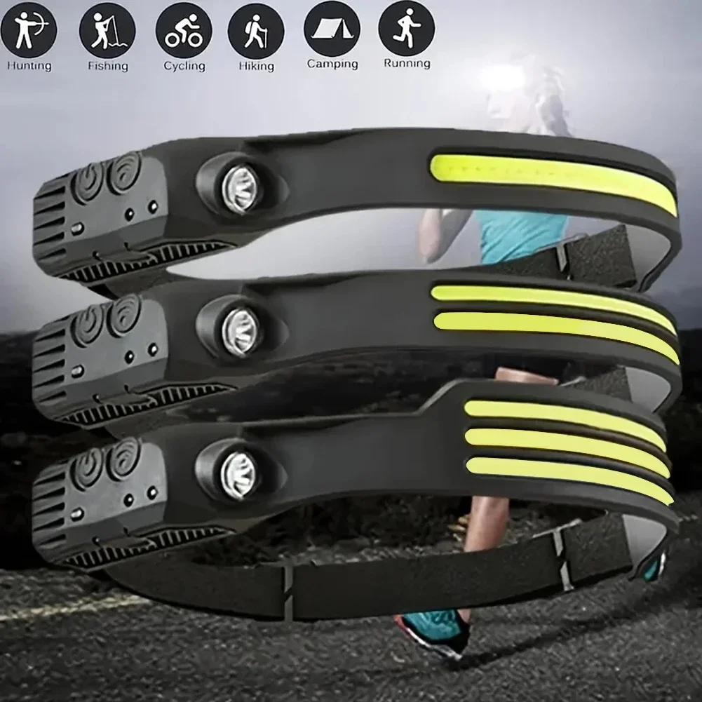 LED Sensor Headlamp Built-in B - Fish Finder Battery recension och pris