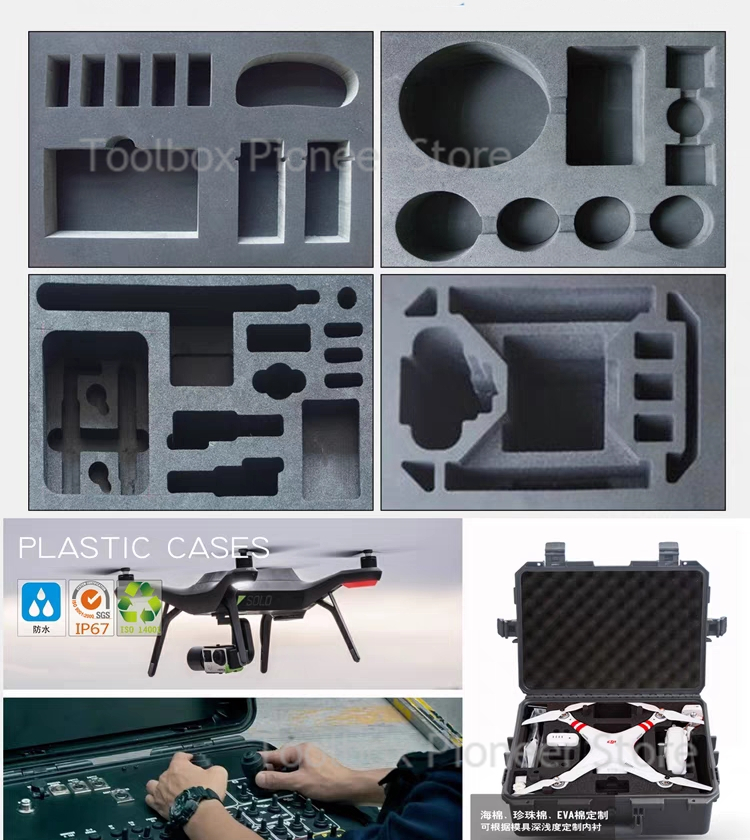 Tool Box ABS Plastic Equipment - Fish Finder Case recension och pris