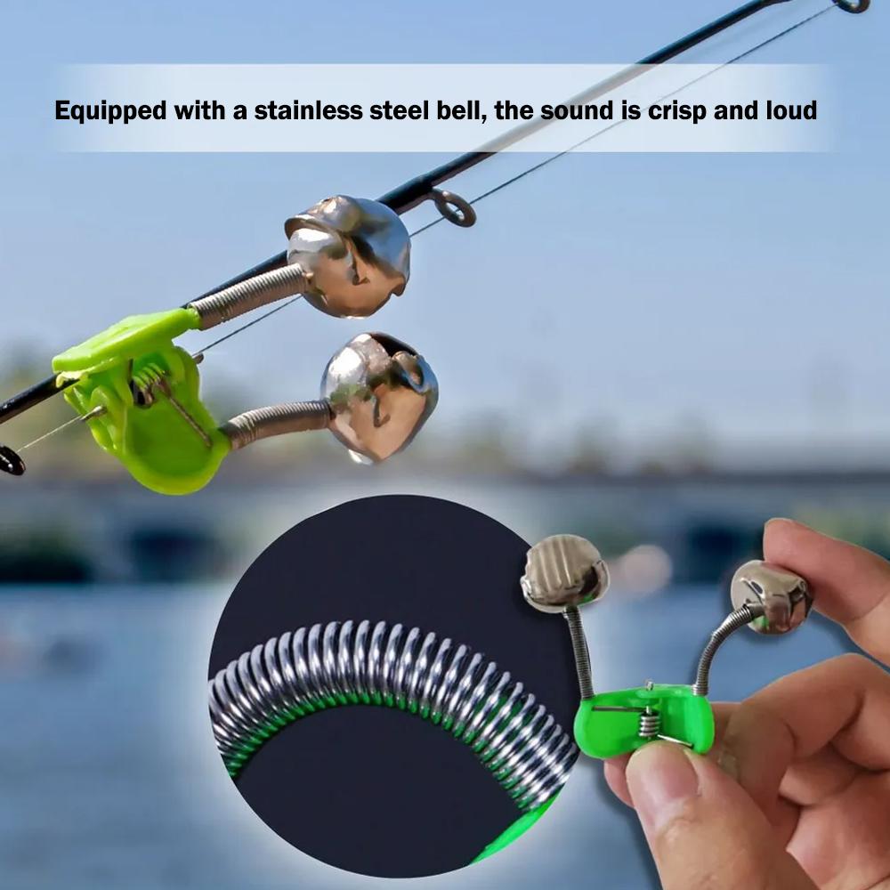 10Pcs Fishing Alarm Bells Clip - Bite Alarm recension och pris