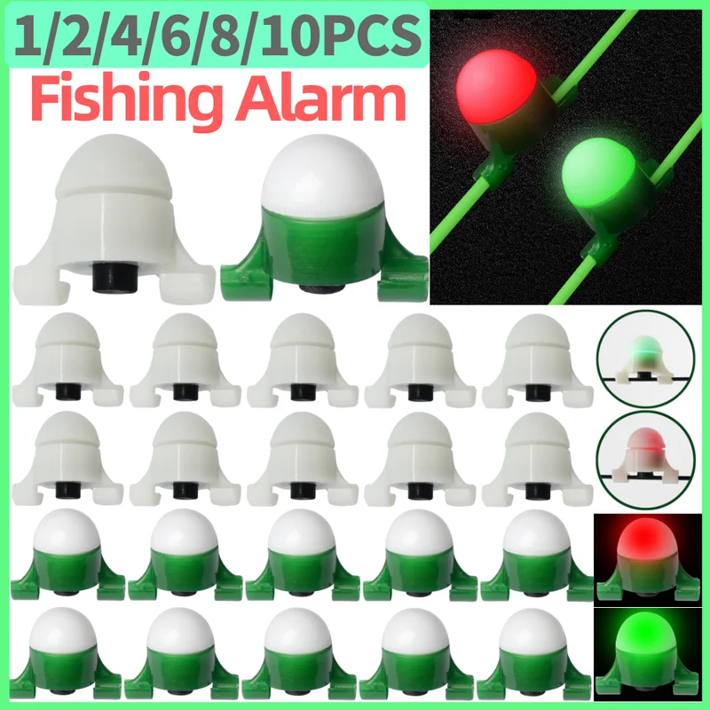 2-8pcs LED Night Fishing Alarm - Bite Indicator recension och pris