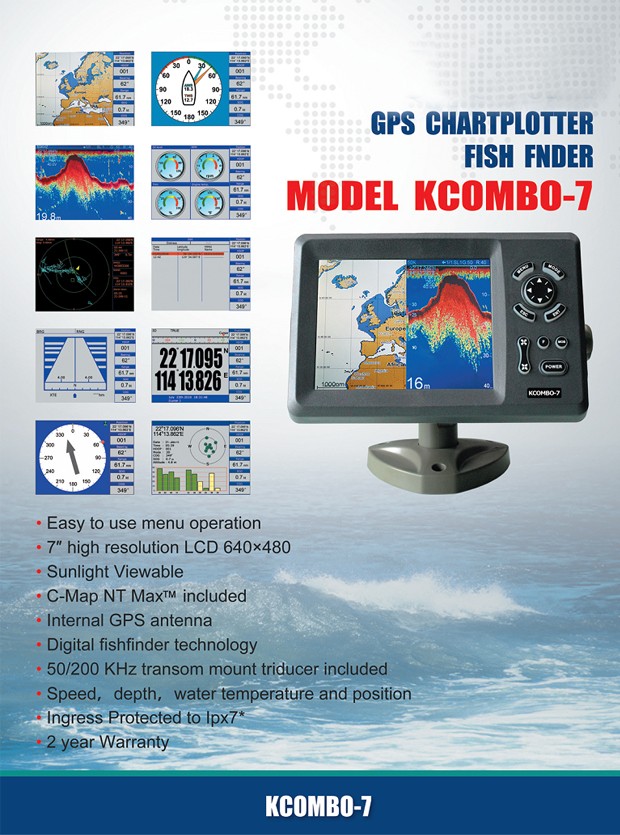 Kcombo-7 7inch ONWA GPS Plotte - Fishing Gps recension och pris
