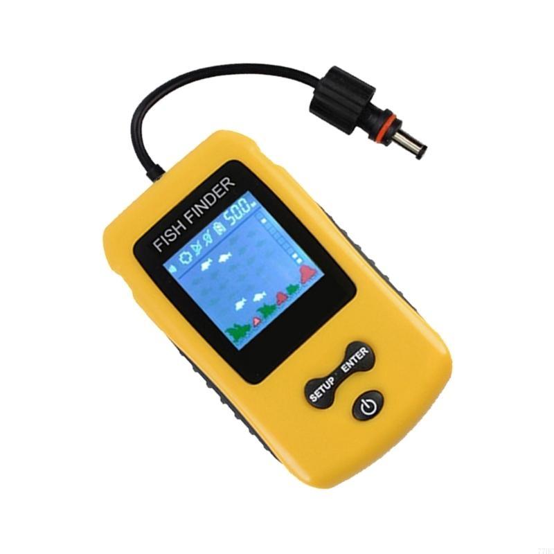 77HC Portable Fish Finders wit - Fishing Depth Finder recension och pris