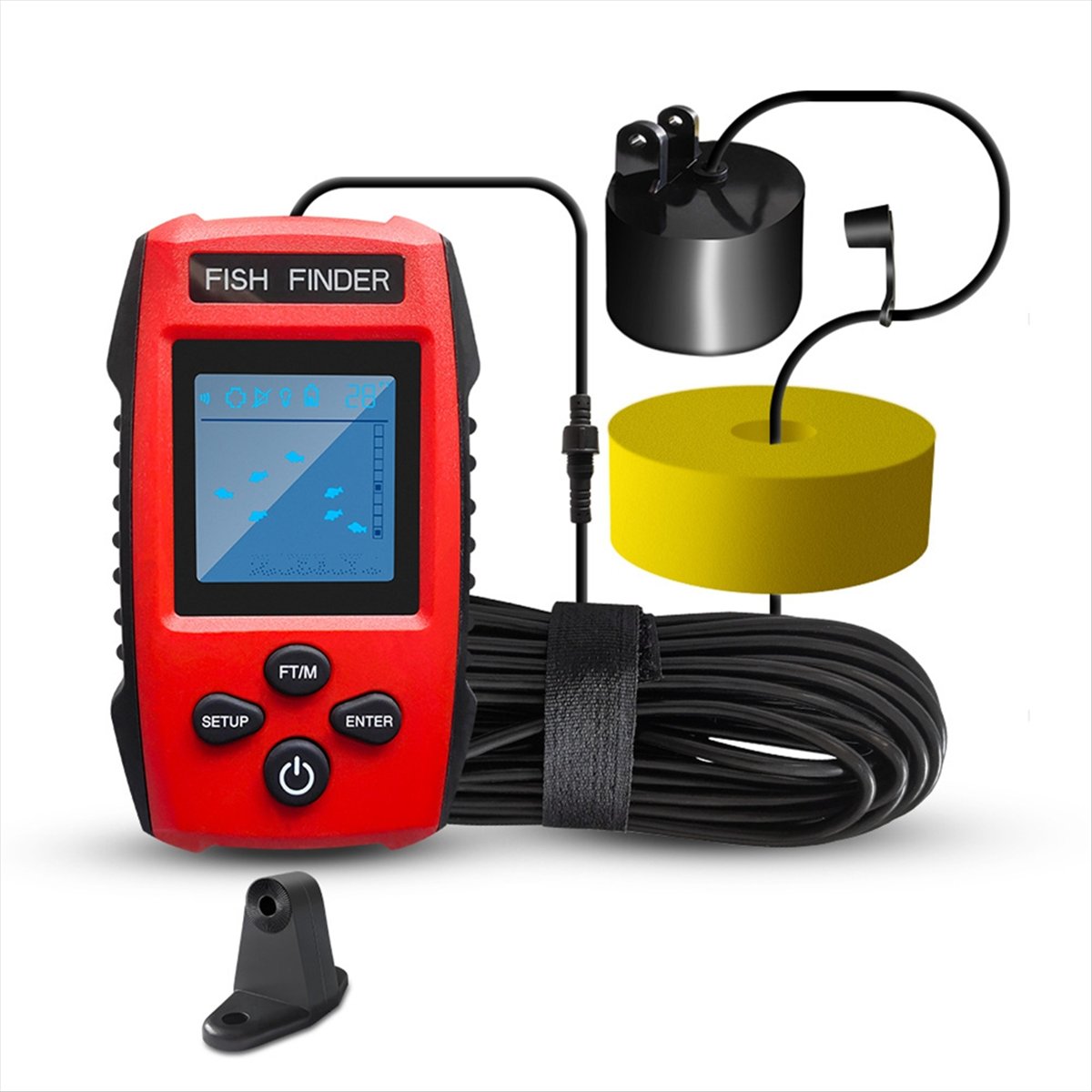 Color LCD Fish Finder Wired So - Fish Finder Transducer recension och pris