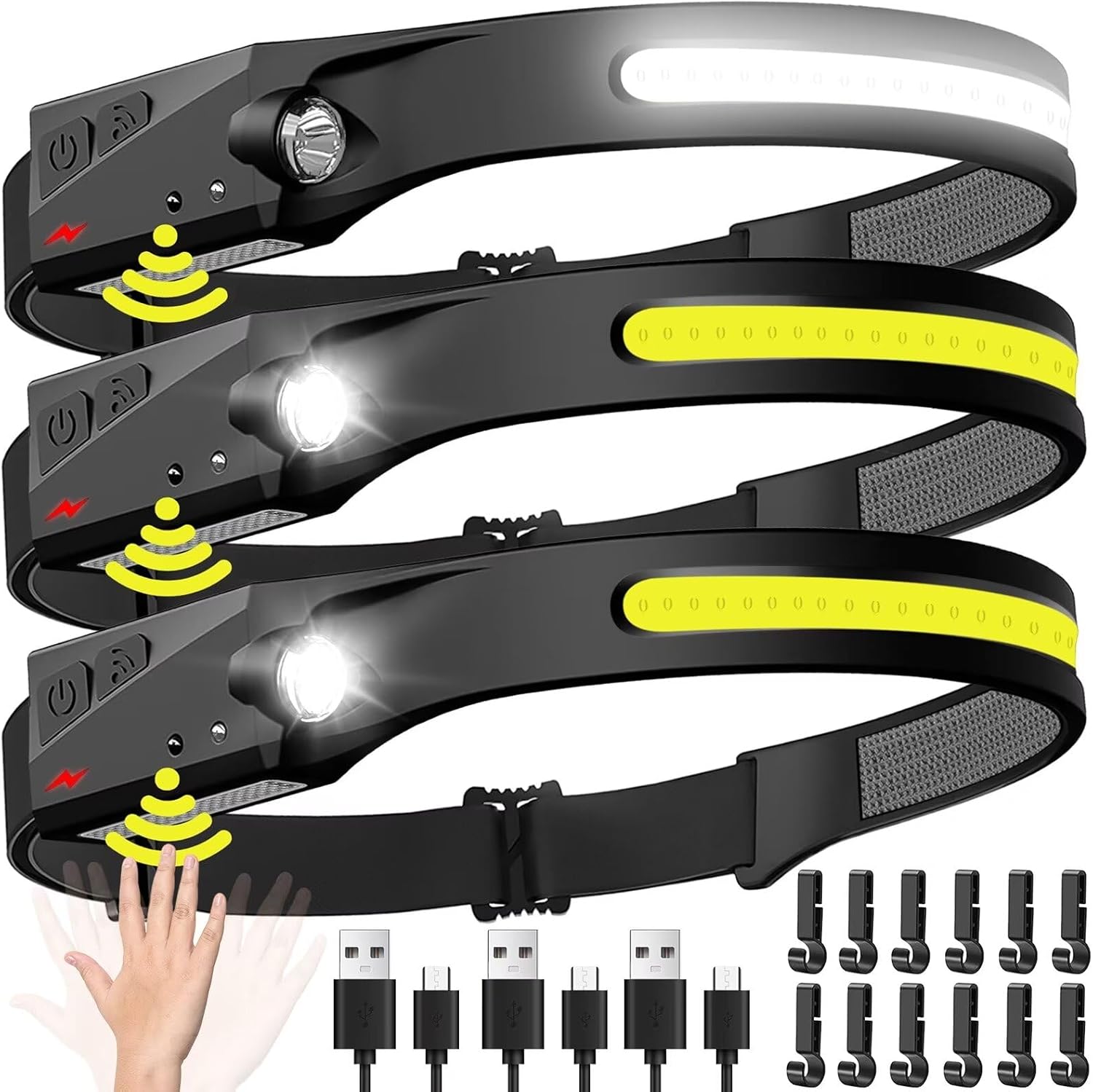 Sensor Headlamp LED Head Flash - Fish Finder Battery recension och pris