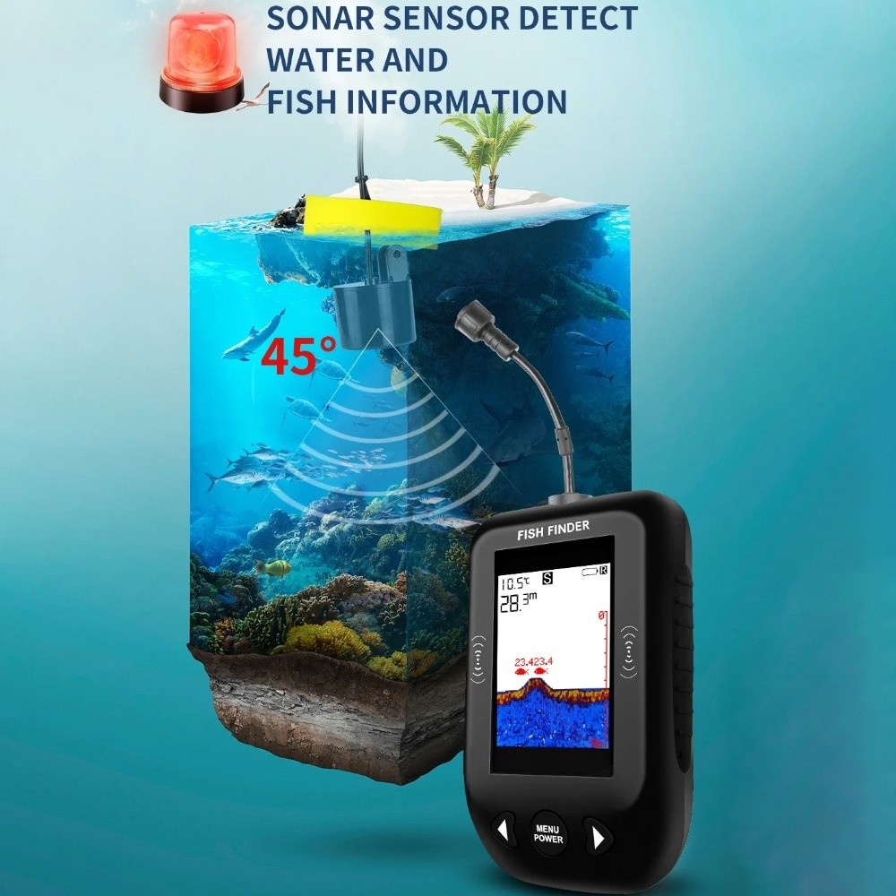 45 Degrees XF03 Fish Finders 1 - Fish Finder Portable recension och pris