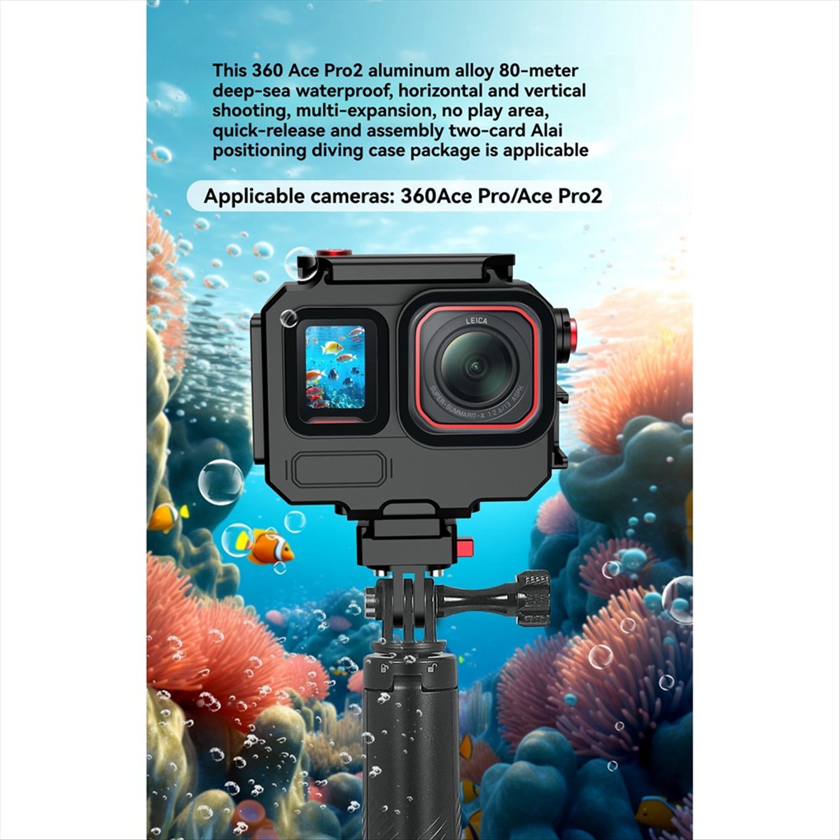 M05K 263FT/80M Waterproof Case - Underwater Camera recension och pris