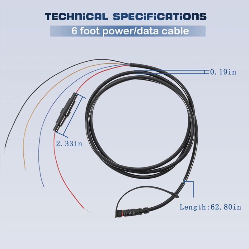 010-12199-04 Power/Data Cable  - Fish Finder Cable recension och pris