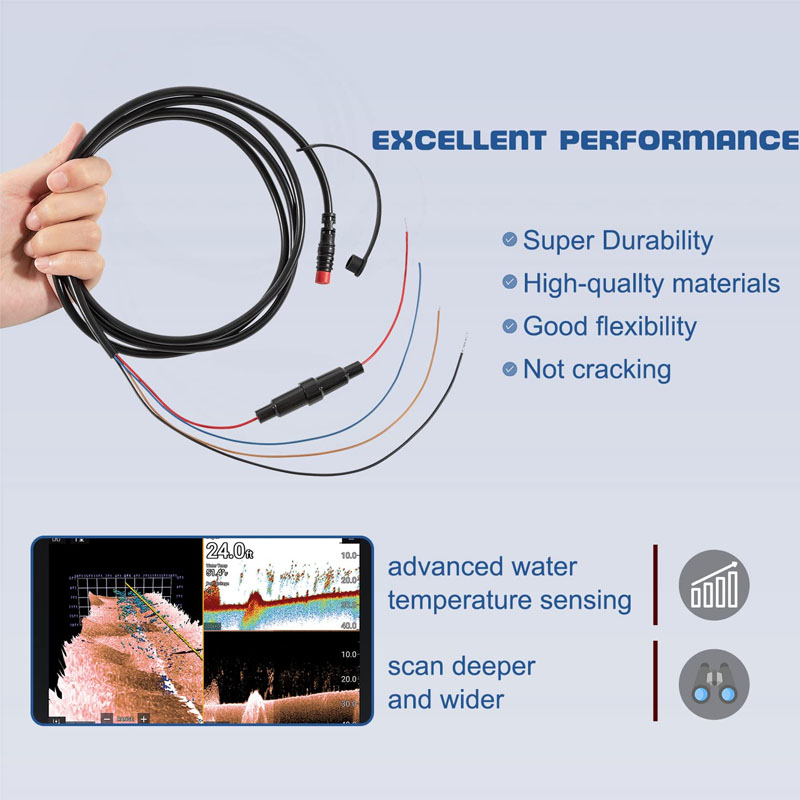 010-12199-04 Power/Data Cable  - Fish Finder Cable recension och pris