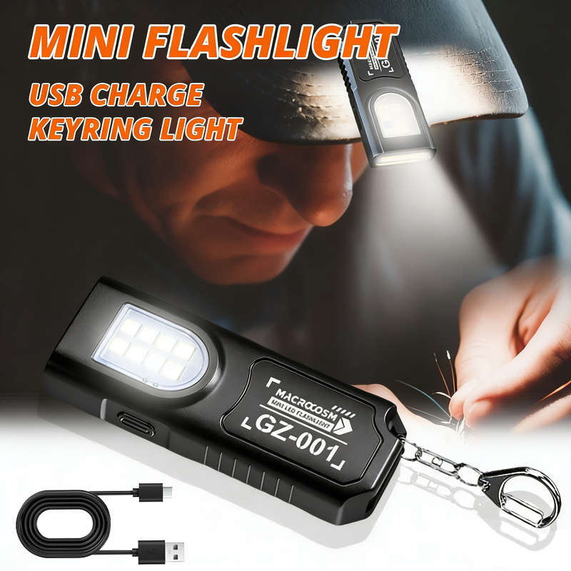 LED Keychain Flashlight Type C - Fishing Light recension och pris