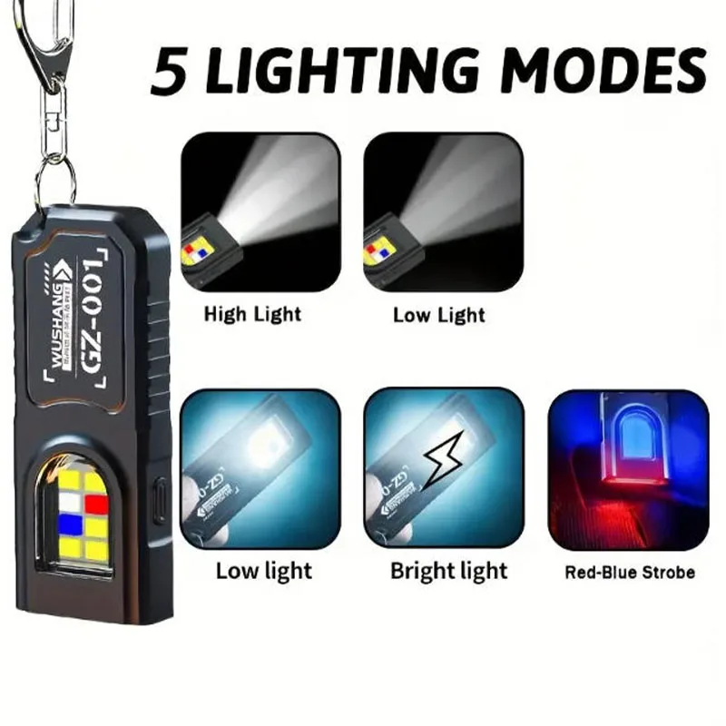 LED Keychain Flashlight Type C - Fishing Light recension och pris
