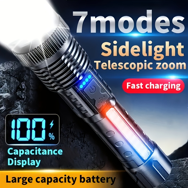 Powerful LED Flashlight Batter - Fishing Light recension och pris